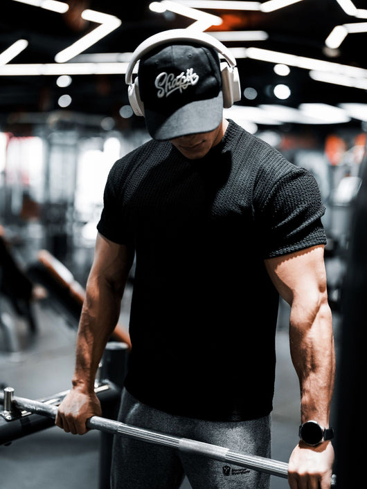 Ribbed Gym Shirts XMS176