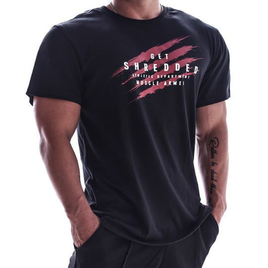 'GET SHREDDED' GYM Shirt XMS042