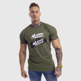 "Hustle for Muscle" GYM Shirt XMS106