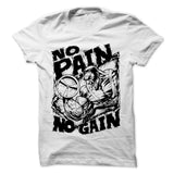 'NO PAIN NO GAIN' SPORTY Shirt XMS023