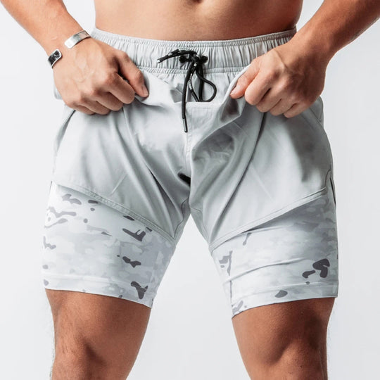 Camo Inner Double-Deck Shorts XMP037