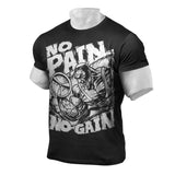 'NO PAIN NO GAIN' SPORTY Shirt XMS023