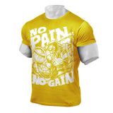 'NO PAIN NO GAIN' SPORTY Shirt XMS023