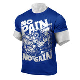 'NO PAIN NO GAIN' SPORTY Shirt XMS023