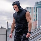 Sleeveless Gym Hoodie XMH034